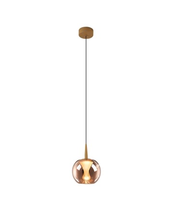 ANDRÓMEDA * COLGANTE 1L - BASE ORO - CRISTAL COPPER 8938